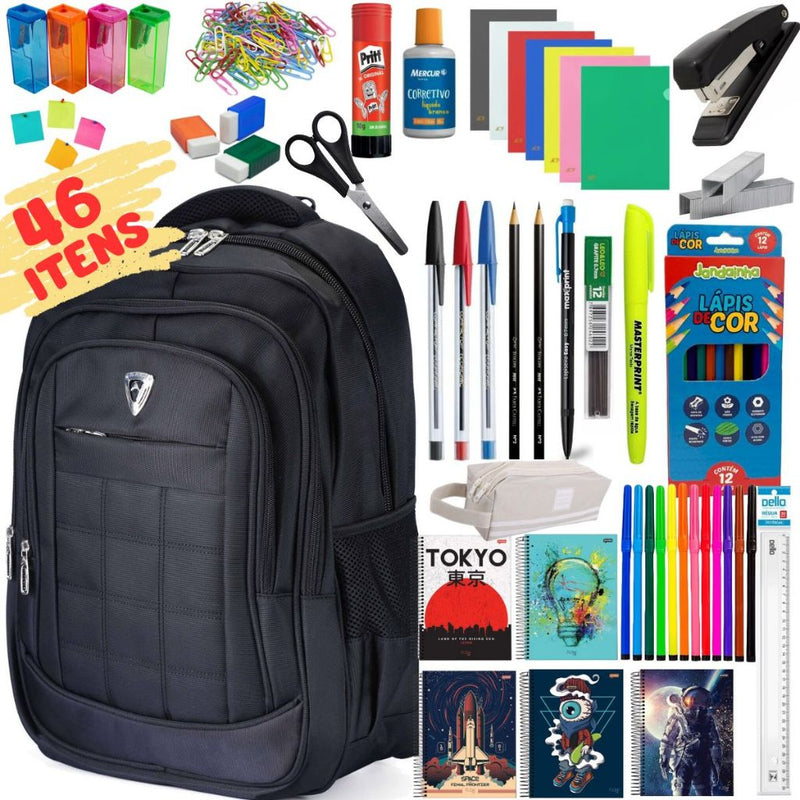 Aproveite -  Kit Completo Material Escolar - Volta às Aulas