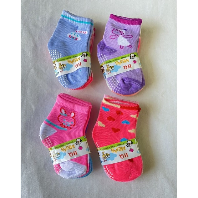 👶 Kit com 12 Pares de Meias para Bebês – Conforto, Estilo e Praticidade! Tamanhos 0 a 6 , 6 a 12 , 12 a 24  meses